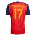 Spanien Williams JR 17 Fotbollströja Hemma VM 2026