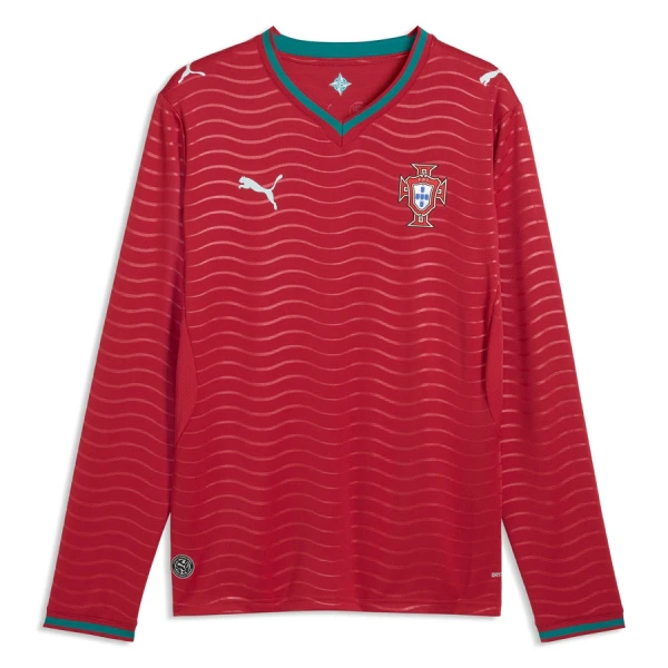 Portugal Fotbollströja Hemma VM 2026 Långärmad
