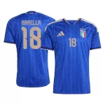 Italien Barella 18 Fotbollströja Hemma VM 2026