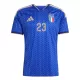 Italien Bastoni 23 Fotbollströja Barn Hemma VM 2026