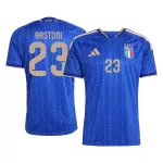 Italien Bastoni 23 Fotbollströja Hemma VM 2026