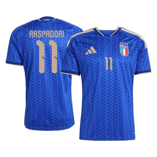 Italien Raspadori 11 Fotbollströja Hemma VM 2026