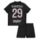 Paris Saint-Germain B. Barcola 29 Fotbollströja Barn Fjärde Jordan 2025/26