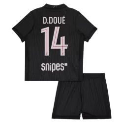 Paris Saint-Germain D. Doue 14 Fotbollströja Barn Fjärde Jordan 2025/26
