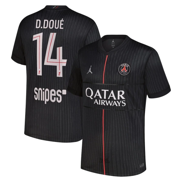 Paris Saint-Germain D. Doue 14 Fotbollströja Fjärde Jordan 2025/26
