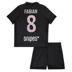 Paris Saint-Germain Fabian 8 Fotbollströja Barn Fjärde Jordan 2025/26