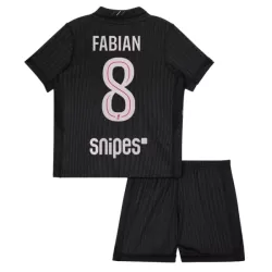 Paris Saint-Germain Fabian 8 Fotbollströja Barn Fjärde Jordan 2025/26