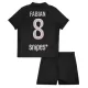 Paris Saint-Germain Fabian 8 Fotbollströja Barn Fjärde Jordan 2025/26