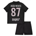 Paris Saint-Germain Joao Neves 87 Fotbollströja Barn Fjärde Jordan 2025/26