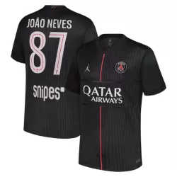 Paris Saint-Germain Joao Neves 87 Fotbollströja Fjärde Jordan 2025/26