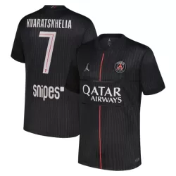 Paris Saint-Germain Kvaratskhelia 7 Fotbollströja Fjärde Jordan 2025/26