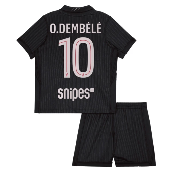 Paris Saint-Germain O. Dembele 10 Fotbollströja Barn Fjärde Jordan 2025/26