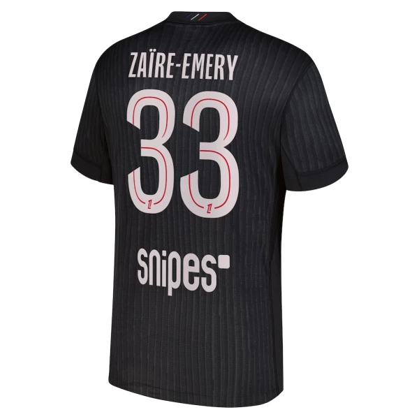Paris Saint-Germain Zaire-Emery 33 Fotbollströja Fjärde Jordan 2025/26