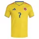 Colombia Luis Díaz 7 Fotbollströja Hemma VM 2026