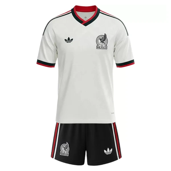 Mexiko Fotbollströja Barn Borta VM 2026 Mexiko Fotbollströja Barn Borta VM 2026