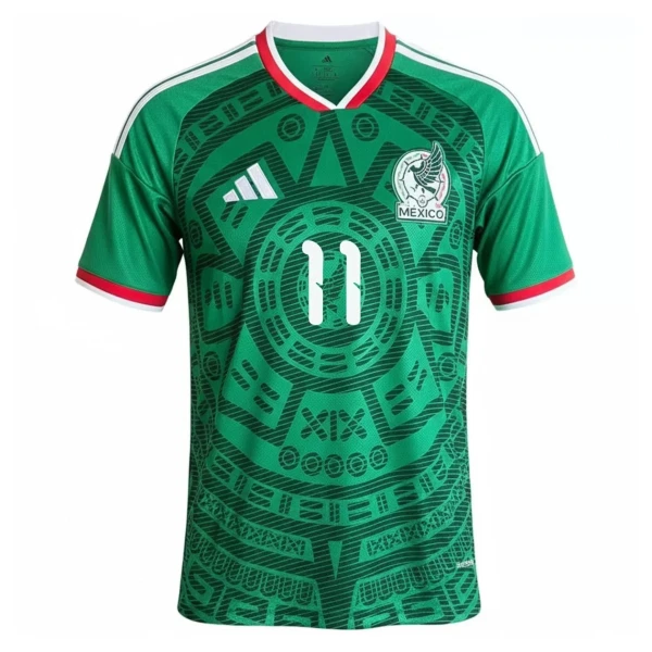 Mexiko S.Gimenez 11 Fotbollströja Hemma VM 2026
