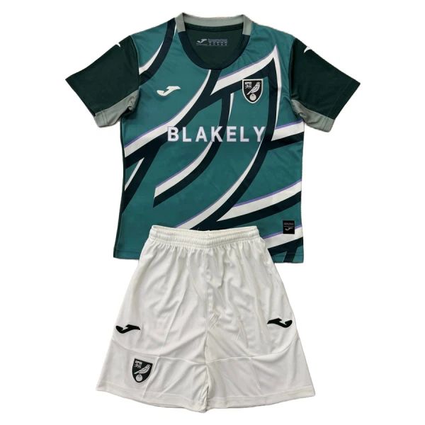 Norwich City Fotbollströja Barn Borta 2025/26