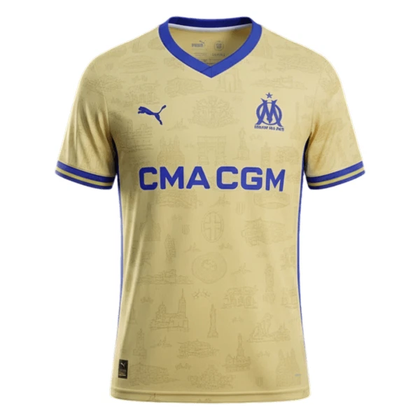 Olympique Marseille Fotbollströja Fjärde 2025/26