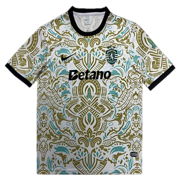 Sporting Lissabon Fotbollströja 2025/26 Vit - Speciell