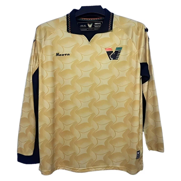 Venezia Gold Version Målvakt Fotbollströja 2025/26 Långärmad