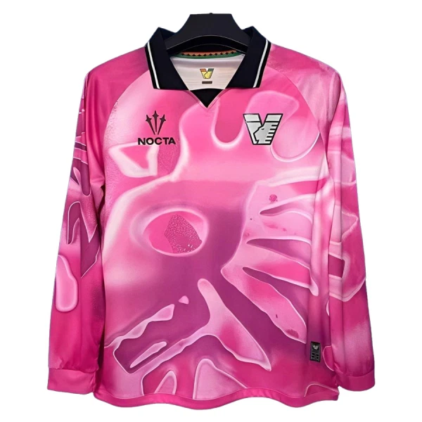 Venezia Målvakt Fotbollströja 2025/26 Rosa Långärmad