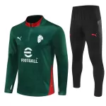 AC Milan Träningströjasats Quarter-Zip 2025/26 Grön