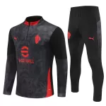 AC Milan Träningströjasats Quarter-Zip 2025/26 Svart