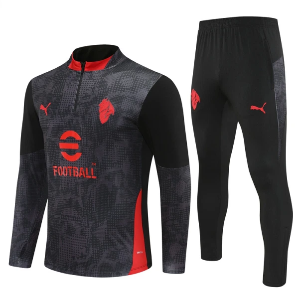 AC Milan Träningströjasats Quarter-Zip 2025/26 Svart