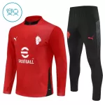 AC Milan Träningströjasats Quarter-Zip Barn 2025/26 Röd