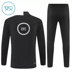 Chelsea Träningströjasats Quarter-Zip Barn 2025/26 Svart