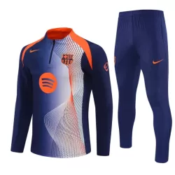 FC Barcelona Träningströjasats Quarter-Zip 2025/26 Blå