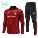 Feyenoord Rotterdam Träningströjasats Quarter-Zip Barn 2025/26 Röd