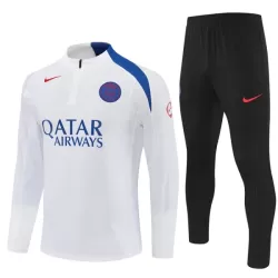 Paris Saint-Germain Träningströjasats Quarter-Zip 2025/26 Vit