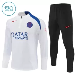 Paris Saint-Germain Träningströjasats Quarter-Zip Barn 2025/26 Vit