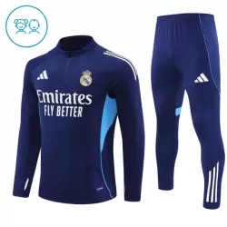 Real Madrid Träningströjasats Quarter-Zip Barn 2025/26 Navy