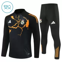 Real Madrid Träningströjasats Quarter-Zip Barn 2025/26 Svart