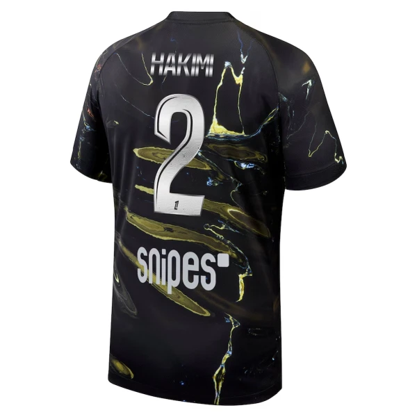 Paris Saint-Germain Hakimi 2 Night Fotbollströja 2025/26