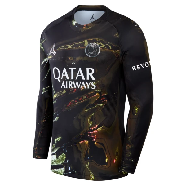 Paris Saint-Germain Night Fotbollströja 2025/26 Långärmad