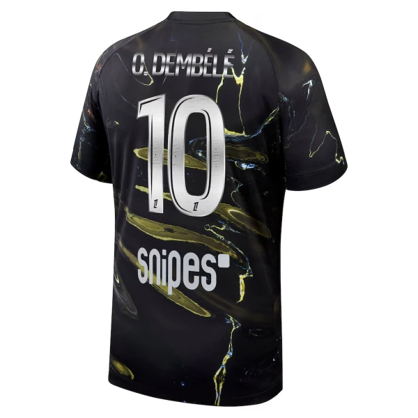 Paris Saint-Germain O. Dembele 10 Night Fotbollströja 2025/26