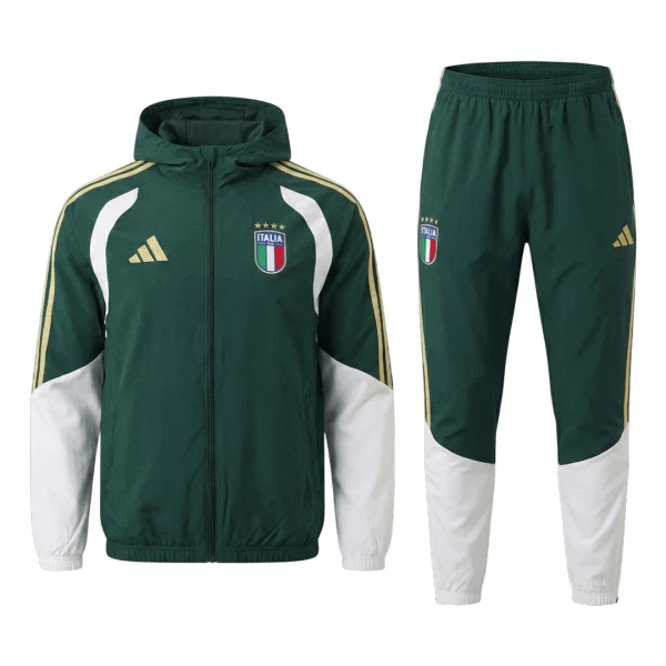 Italien Träningsjacka Hoodie-dräkt 2026/27 Grön Italien Träningsjacka Hoodie-dräkt 2026/27 Grön