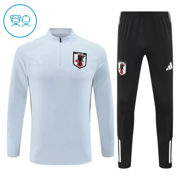 Japan Träningströjasats Quarter-Zip Barn 2026 Vit