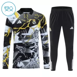 Real Madrid Marvel Träningströjasats Quarter-Zip Barn 2026/27 Svart