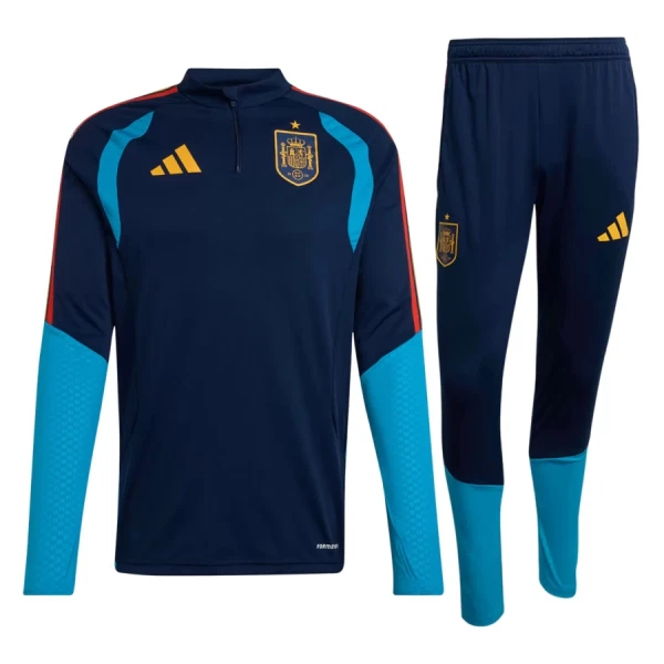 Spanien Träningströjasats Quarter-Zip 2026/27 Navy