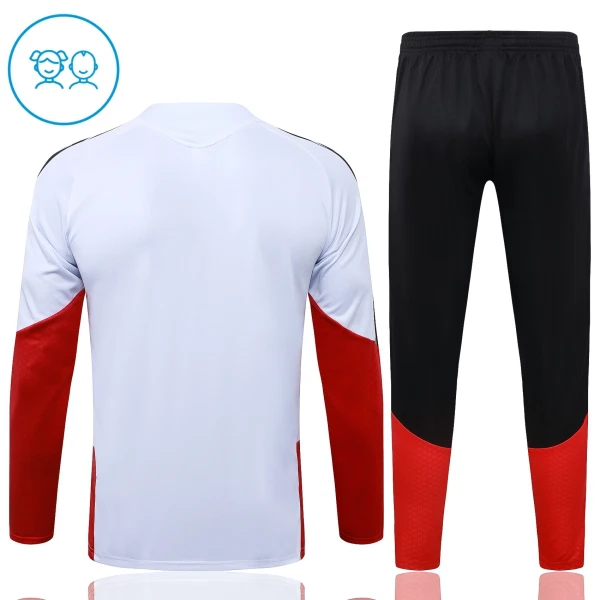 Tyskland Träningströjasats Quarter-Zip Barn 2026/27 Vit