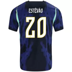 Brasilien Estevao 20 Fotbollströja Borta VM 2026