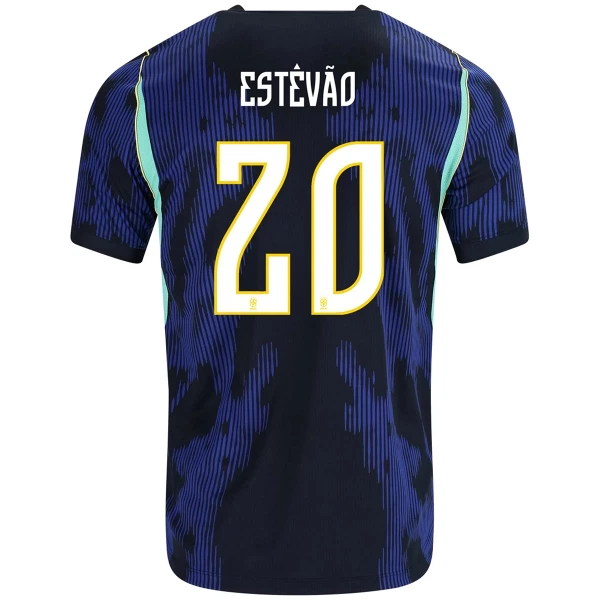 Brasilien Estevao 20 Fotbollströja Borta VM 2026