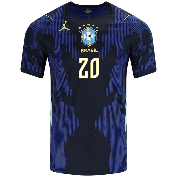 Brasilien Estevao 20 Fotbollströja Borta VM 2026