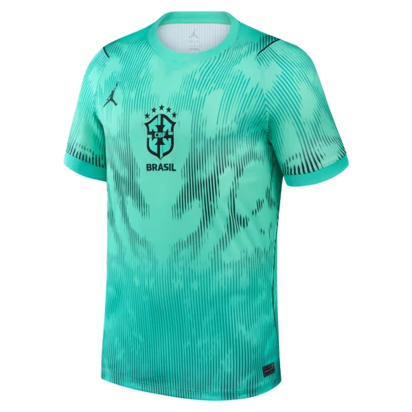 Brasilien Målvakt Fotbollströja Borta VM 2026 Grön