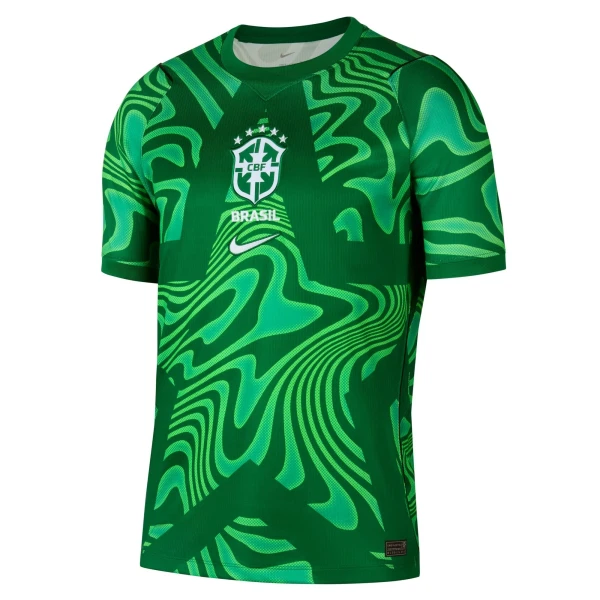 Brasilien Målvakt Fotbollströja Hemma VM 2026 Grön