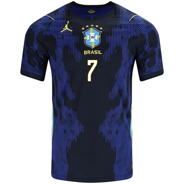 Brasilien Vini JR. 7 Fotbollströja Borta VM 2026